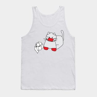 Corona Cat Red Tank Top